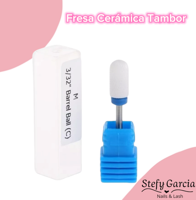 Fresa Cerámica Tambor con Punta Seguridad 