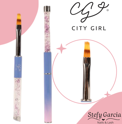 Pincel Degrade Con Tapa City Girl
