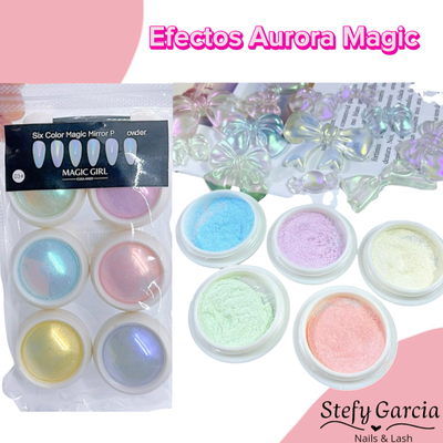 Polvos Aurora x6un Magic