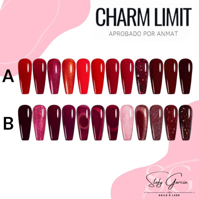 Colección Rojos Charm Limit x12un