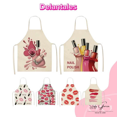 Delantales Manicuria/Lash y Make Up