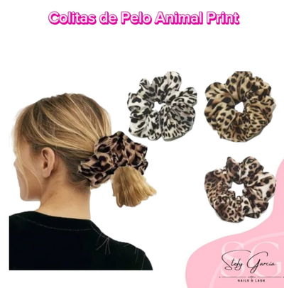 Colita de Pelo Animal Print City Girl