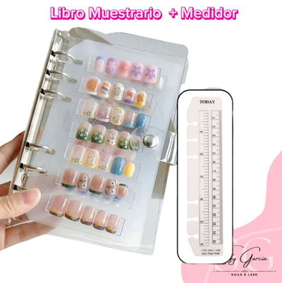 Libro Cuaderno Muestrario 3 Hojas + Medidor