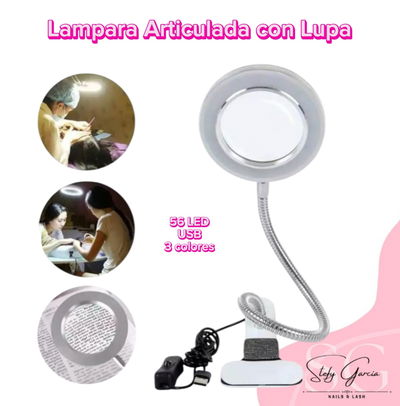 Lampara con Lupa 56leds