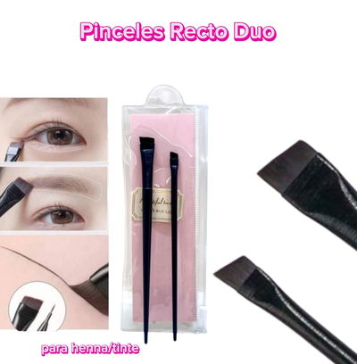 Pincel Recto Duo