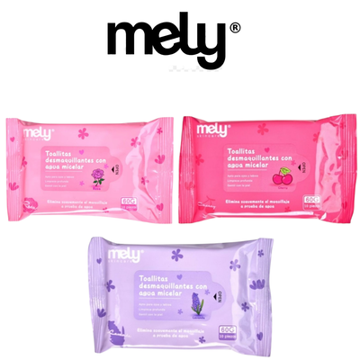 Toallitas Desmaquinte con Agua Micelar Mely
