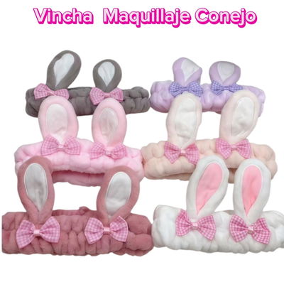 Vincha Maquillaje Conejo