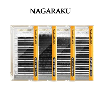 Pestañas Nagaraku Tecnologicas 3D 0.07D Medidas Unicas