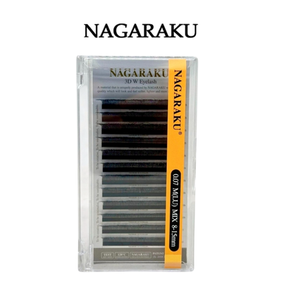 Pestañas Nagaraku Tecnologicas Foxy 3D 0.07 Mix M(LU) 8-15mm