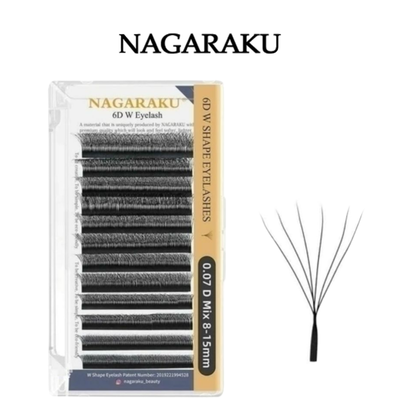Pestañas Nagaraku Tecnologicas 6D MIX 0.07mm (8-15mm)