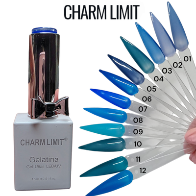 Jelly Vitral Azul Charm Limit 
