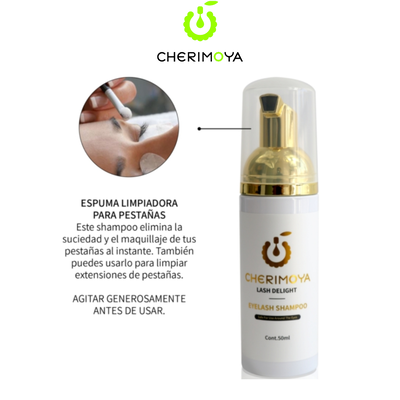 Espuma Limpiador de Pestañas Cherimoya 50ml