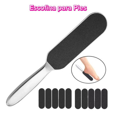 Escofina Para Pies Con Repuesto