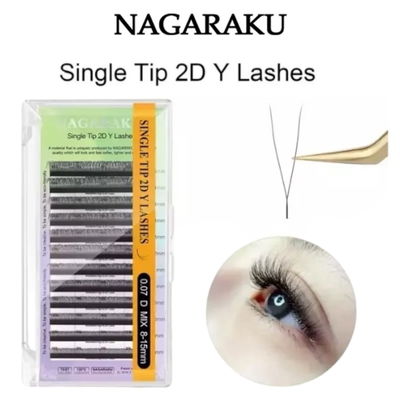 Pestañas Nagaraku Tecnologicas Y 2D 0.07D Mix (8-15mm) 