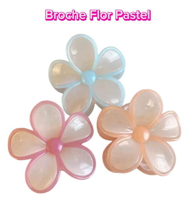 Broche Flor Pastel