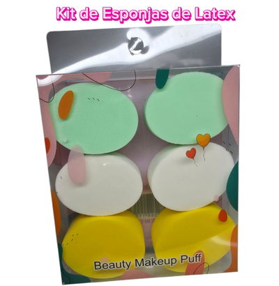 Kit Esponjas Latex Oval x6un