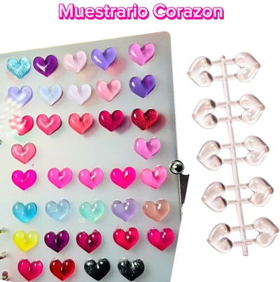 Muestrario Corazon x 100un 
