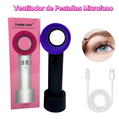 Ventilador para Pestañas Microfono