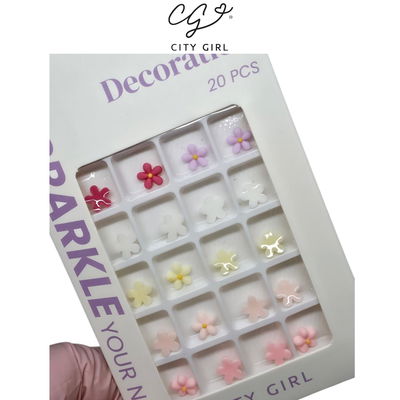 Decoracion Flor mini 3D 