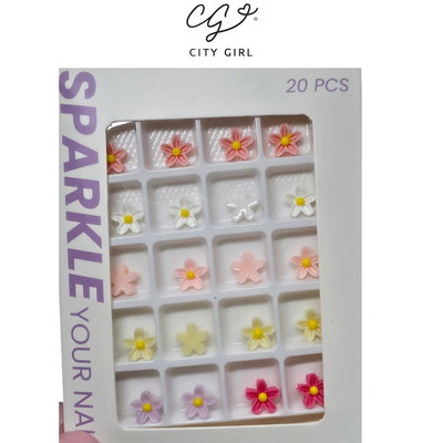 Decoracion Flor 3D City Girl