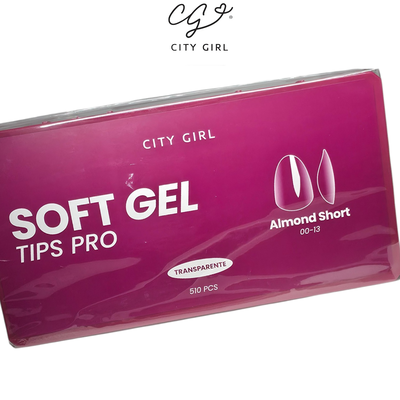 Tips Soft Gel Almond Pro City Girl