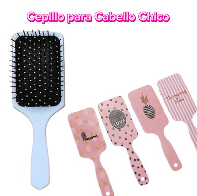 Cepillo para Cabello Rosas con Dibujo