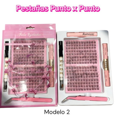 Pestañas Punto x Punto Modelo 2