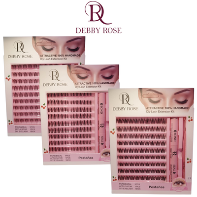 Pestañas Punto x Punto Debby Rose