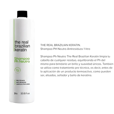 Shampoo PH Neutro The Real Brazilian Keratin 1L