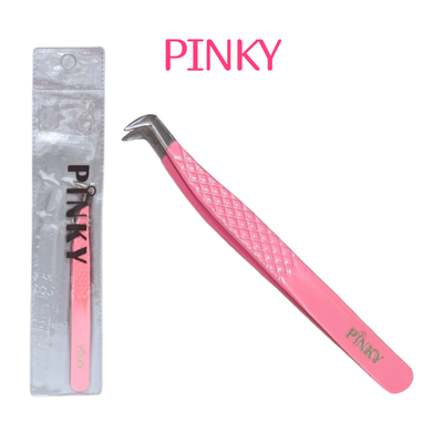 Pinza para Pestañas Pinky Curva L