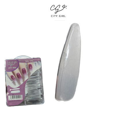 Tips XL Oval  y cuadrado x100un City Girl 