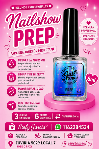 Prep 8ml Nails Show 
