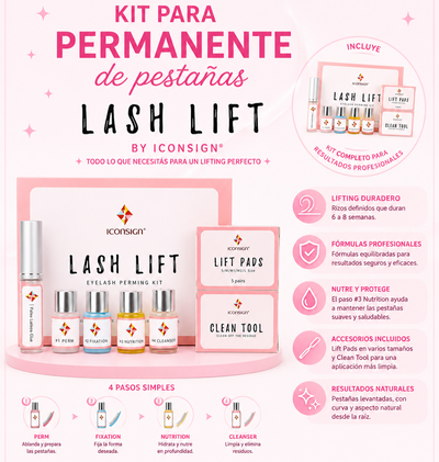 Kit Permanente de Pestañas Lifting  Iconsign