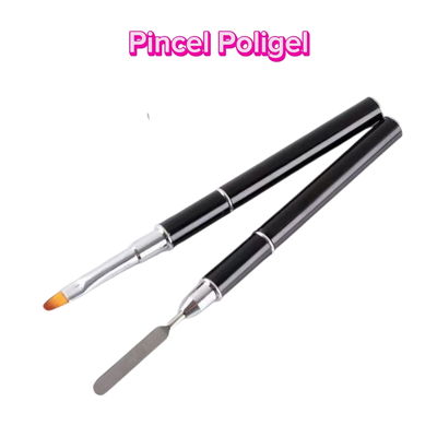 Pincel Poligel Espátula Naez