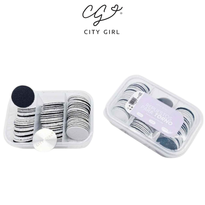 Fresa Disco + 60un De Repuesto #80 #120 y #180