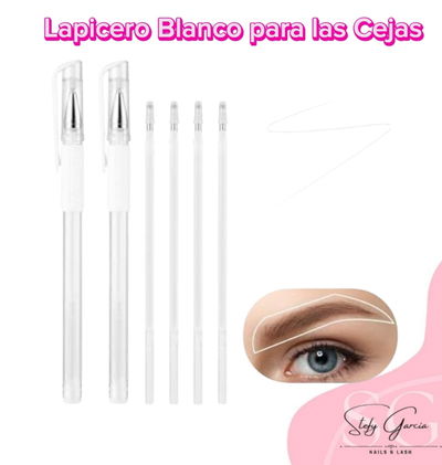 Lapicero Blanco para cejas 