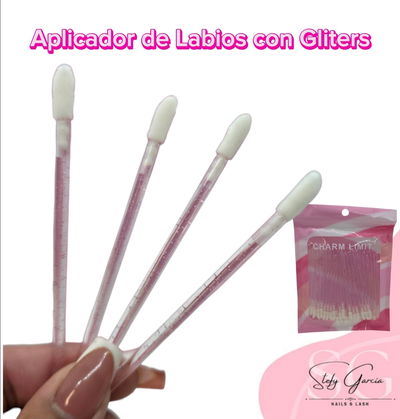 Aplicador de Labios con Gliters