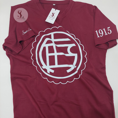 Somos Lanus Escudo bordó