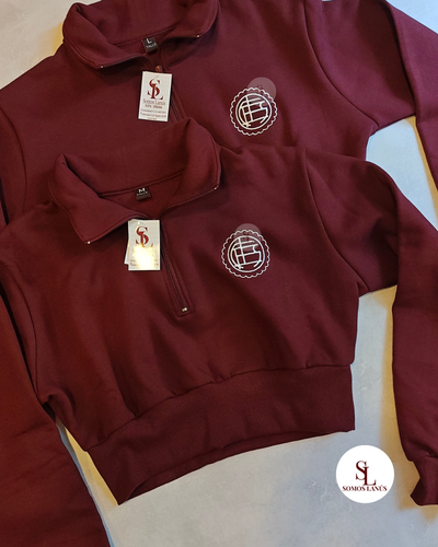 Buzo crop top Lanús