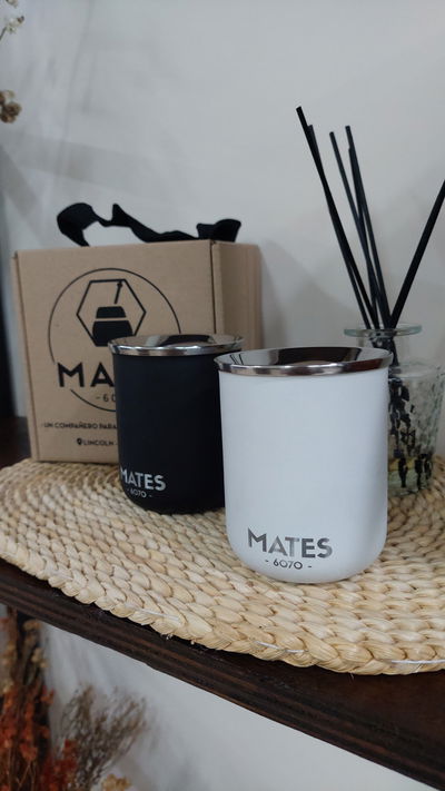 MATE ACERO TIPO VASO