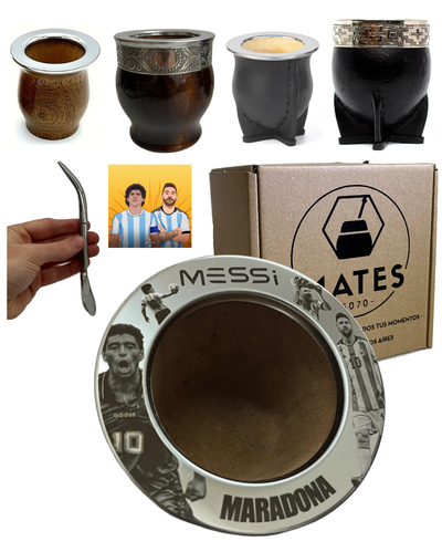 MATE MARADONA/MESSI FOTOG