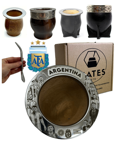 MATE SELECCION ARGENTINA FOTOGRABADO