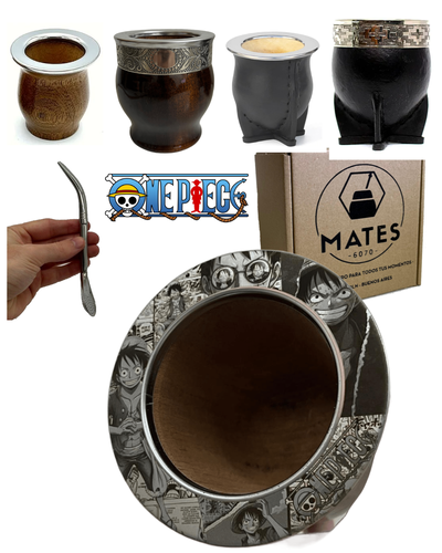MATE ONE PIECE FOTOGRABADO