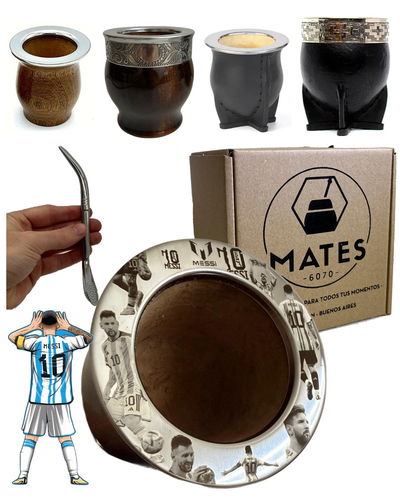 MATE MESSI FOTOGRABADO