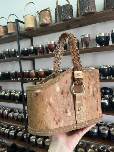 MATERA CUERO CRUDO EXCLUSIVA ROJIZA