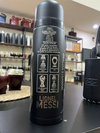 TERMO CARTA DESPEDIDA MESSI FOTOGRABADO
