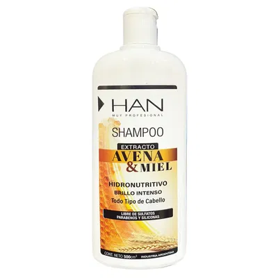 SHAMPOO HAN AVENA Y MIEL  500CC