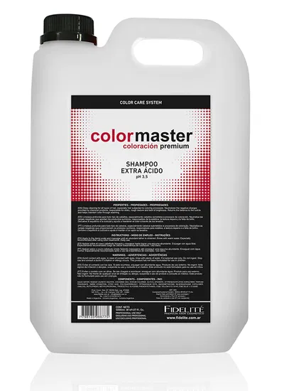 SHAMPOO COLOR MASTER EXTRA ACIDO X5L