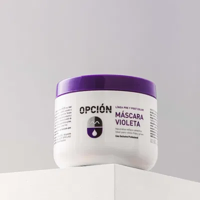 MASCARA OPCION PRE Y POST COLOR VIOLETA X300GR