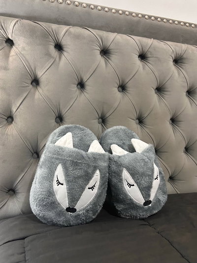 PANTUFLONES FOXY GRIS